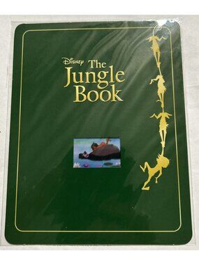 Disney The Jungle Book Lithograph Replica Green & Gold Collectible Art 2019 New